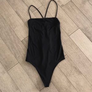 Brand new, never worn, Wilfred black bodysuit
